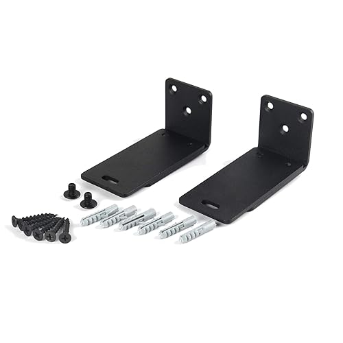 BSWAN Wall Mount Bracket for Bose Soundbar 500 Soundbar 700 Soundtouch 300 Speaker (Black)