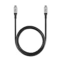 Kensington USB4® Cable 1.5m, 80Gbps, Supports up to 8K Video, up to 240W Power Delivery (PD 3.1), Compatible with USB-C Docking Stations (K32301WW)