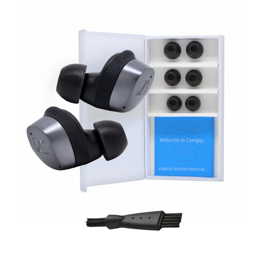 Comply TrueGrip | Premium Memory Foam Replacement Earbud Tips for Sennheiser Momentum 3, 4, ACCENTUM | Enhanced Comfort, Secure Fit, Superior Noise