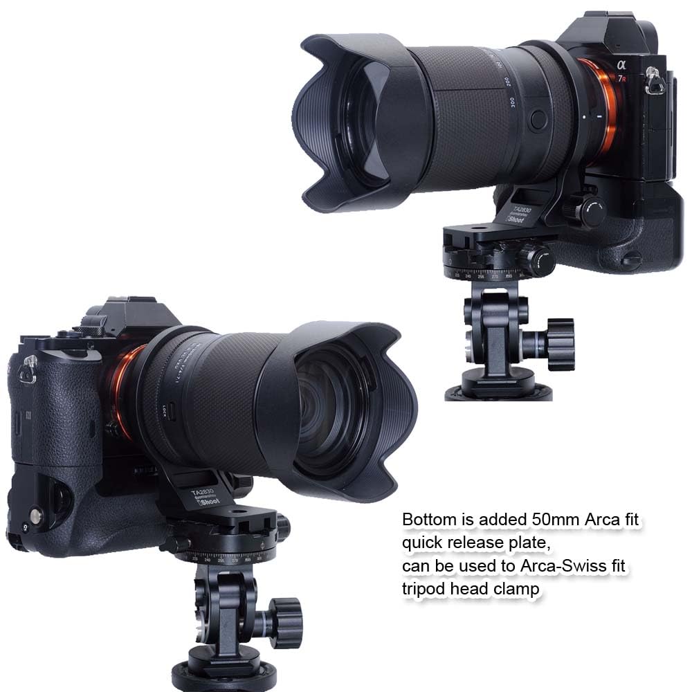 iShoot Lens Collar Tripod Mount Ring Compatible with Tamron 28-300mm F4-7.1 Di III VC VXD A074 E-Mount, Support Holder Bracket Quick Release Plate