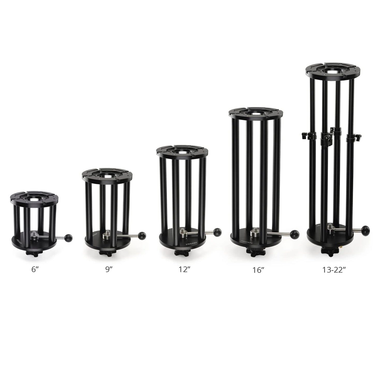 PROAIM Mitchell 6”/15cm Camera Height Riser for Mitchell Dollies/Mitchell Base Mount Products. Secure & Quick Lock Mechanism - Solid & Reliable Allows