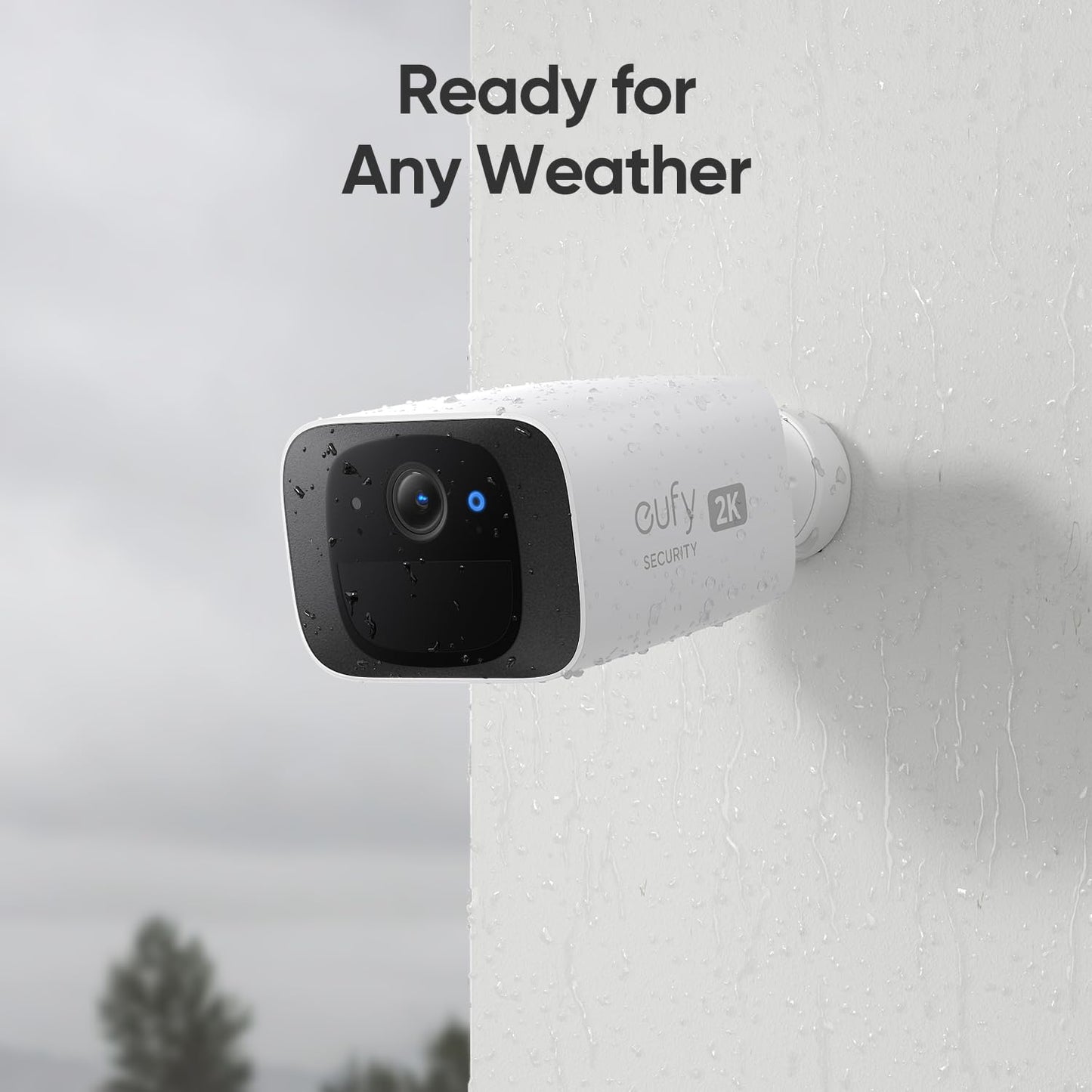 eufy Security SoloCam C210, Wireless Outdoor Camera, 2K Resolution, No Monthly Fee, Wireless, 2.4 GHz Wi-Fi, HomeBase 3 Compatible (Renewed)