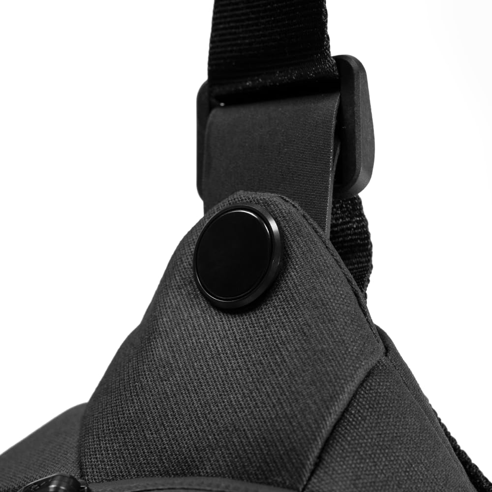 Peak Design Everyday Sling 3L, Black, Padded Adjustable Shoulder Strap for Crossbody or Waist Carry, FlexFold Divider, Ideal for Carrying Cameras or