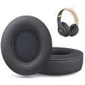 Replacement Ear Pads for Beats Studio 2 & Studio 3 Wired & Wireless Headphones Cushions withSoft Protein Leather, Noise Isolation Memory Foam(Titanium