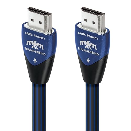 AudioQuest Thunderbird 48 2.1 HDMI Cable - 8K/10K Ultra HD, Gaming, High-Speed, 48Gbps, HDR, eARC - 3m
