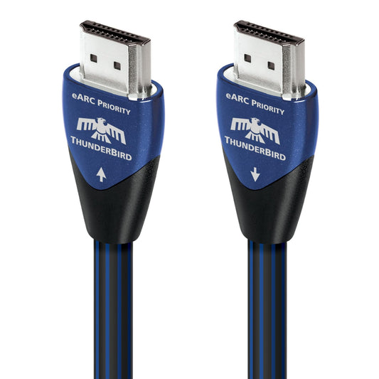 AudioQuest Thunderbird 48 2.1 HDMI Cable - 8K/10K Ultra HD, Gaming, High-Speed, 48Gbps, HDR, eARC - 3m