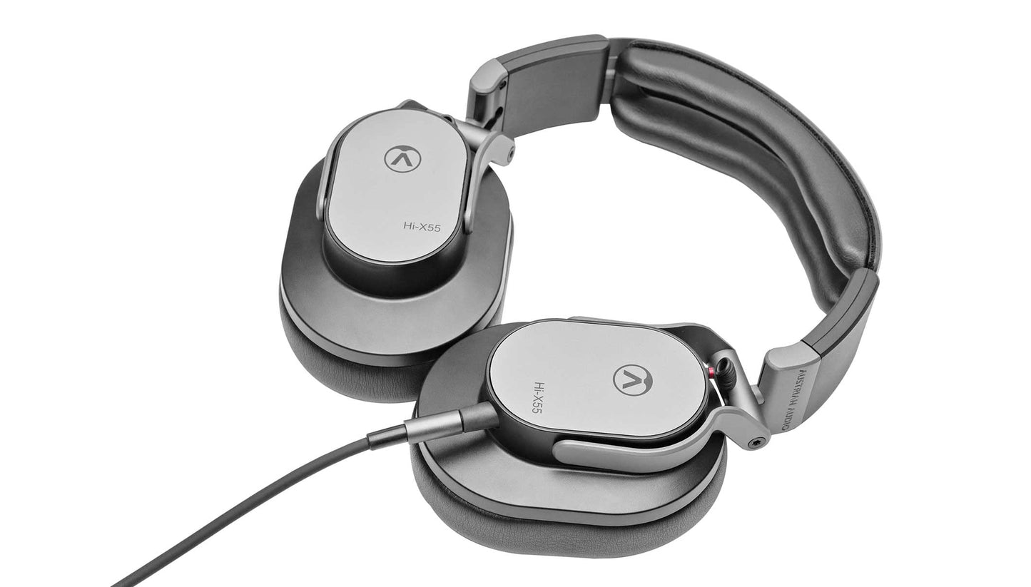 Austrian Audio Hi-X55 Headphones - Circumaural Studio Headphones - High Comfort with Slow Retention Ear Pads, Maximum Flexibility - 3.5mm Jack…