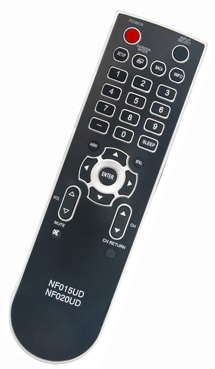 NF015UD NF020UD Remote Control Replaced for Emerson Sylvania TVs