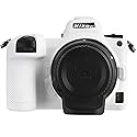 STSEETOP Camera Case for Nikon Z6 Z6II Z7 Z7II - Protective Silicone DSLR Skin Cover, Detachable Cage, Shockproof, Dustproof (White)