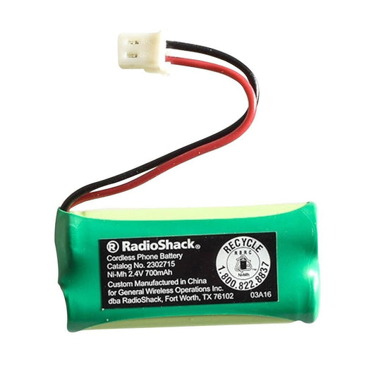 RadioShack CL80100 Cordless Phone Batteriees (2 Pack) 2.4 Volt, 700 mAh