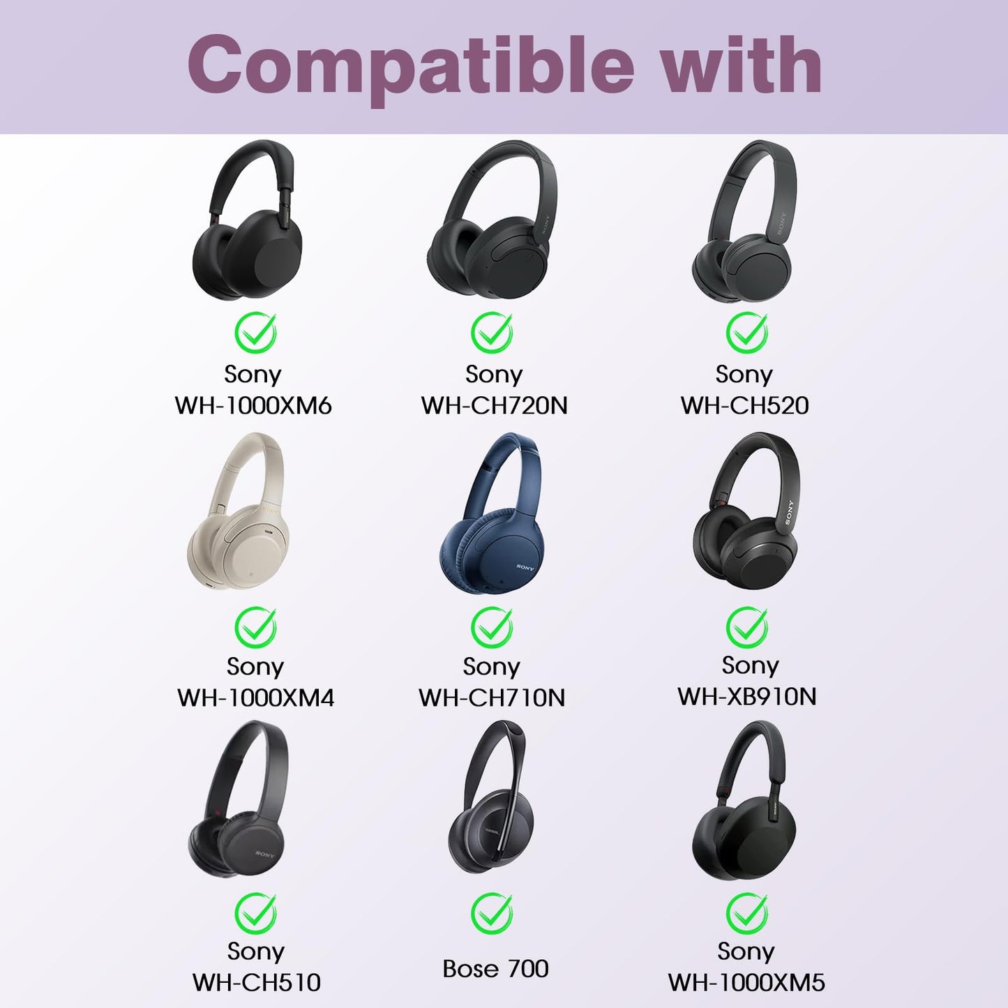 Fintie Hard Case for Sony WH-CH720N/ WH-CH710N/ WH-CH520/ WH-CH510/ WH-1000XM6/ WH-1000XM5/ WH-1000XM4/ WHXB910N Wireless Headphone - Travel