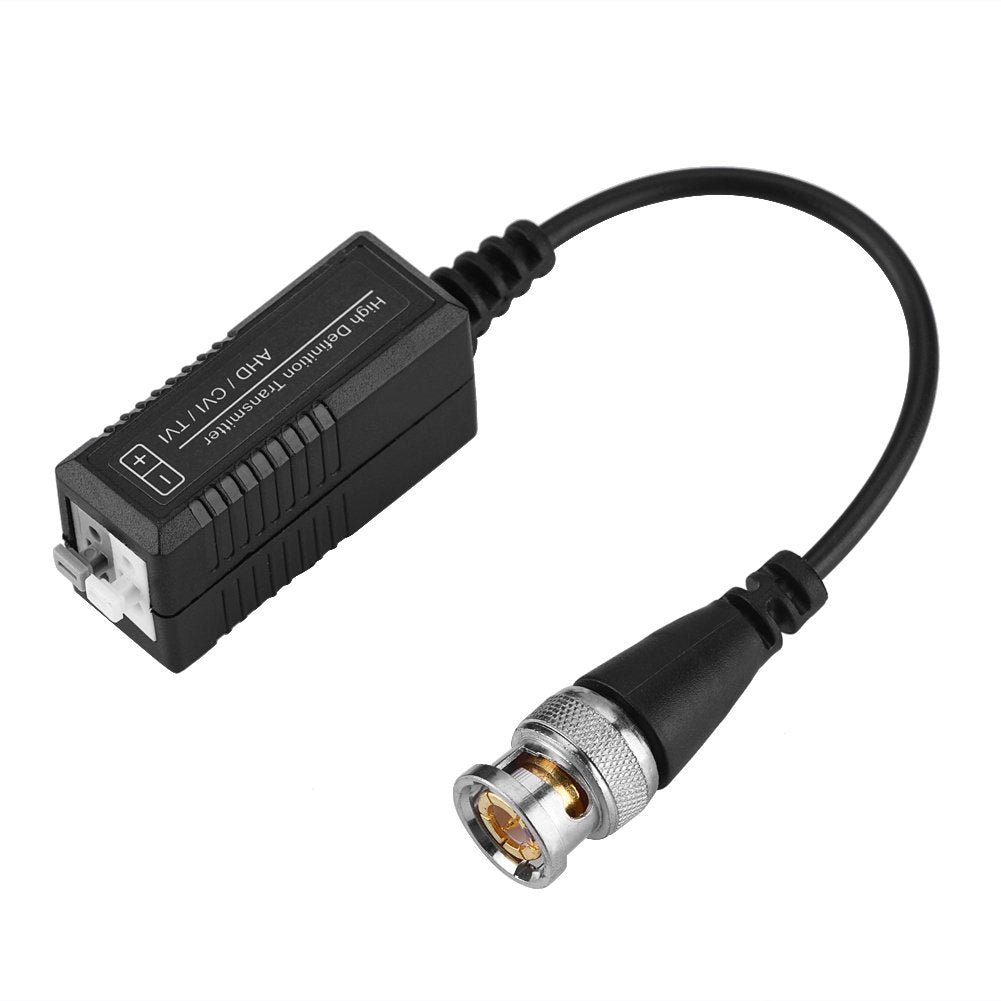 1 Pair HD CVI/AHD/TVI Passive Transceiver Adapter Transmitter Video Balun CCTV UTP BNC Cat5