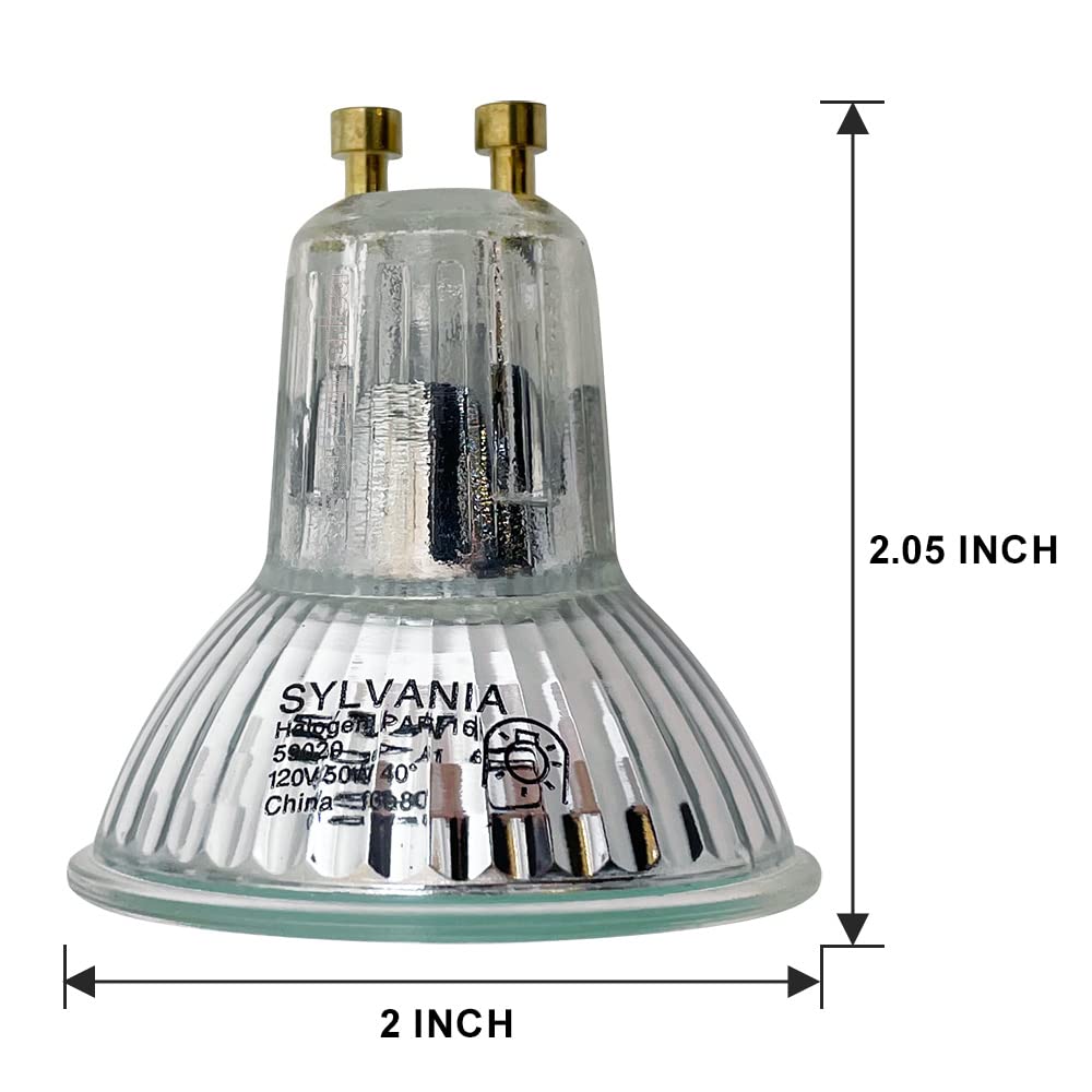 Sylvania 59020 - 50PAR16/HAL/GU10/FL/CLAM PAR16 Halogen Light Bulb