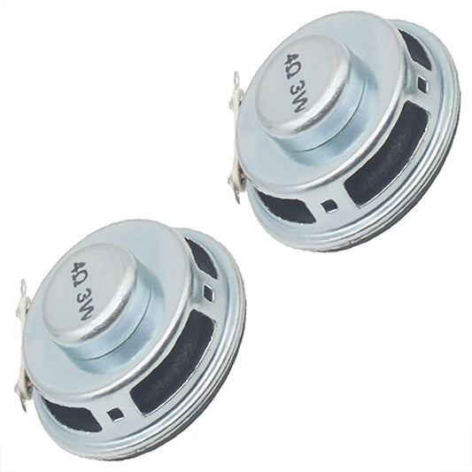 SYCZIOHU Round Bass Speaker 4Ohm 3W Full Range Audio Speaker Dia. 40mm Stereo Woofer Loudspeaker for Bluetooth Speaker and Radio