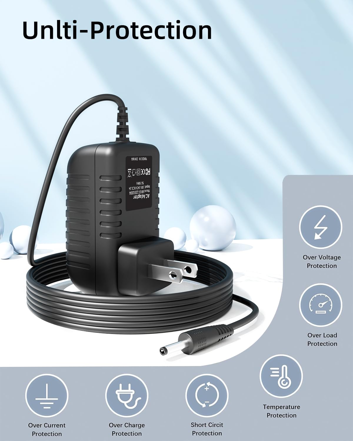 Accessory USA 5V 2A AC Adapter Charger Cord for GiiNii GN-818 Digital Photo Frame Power