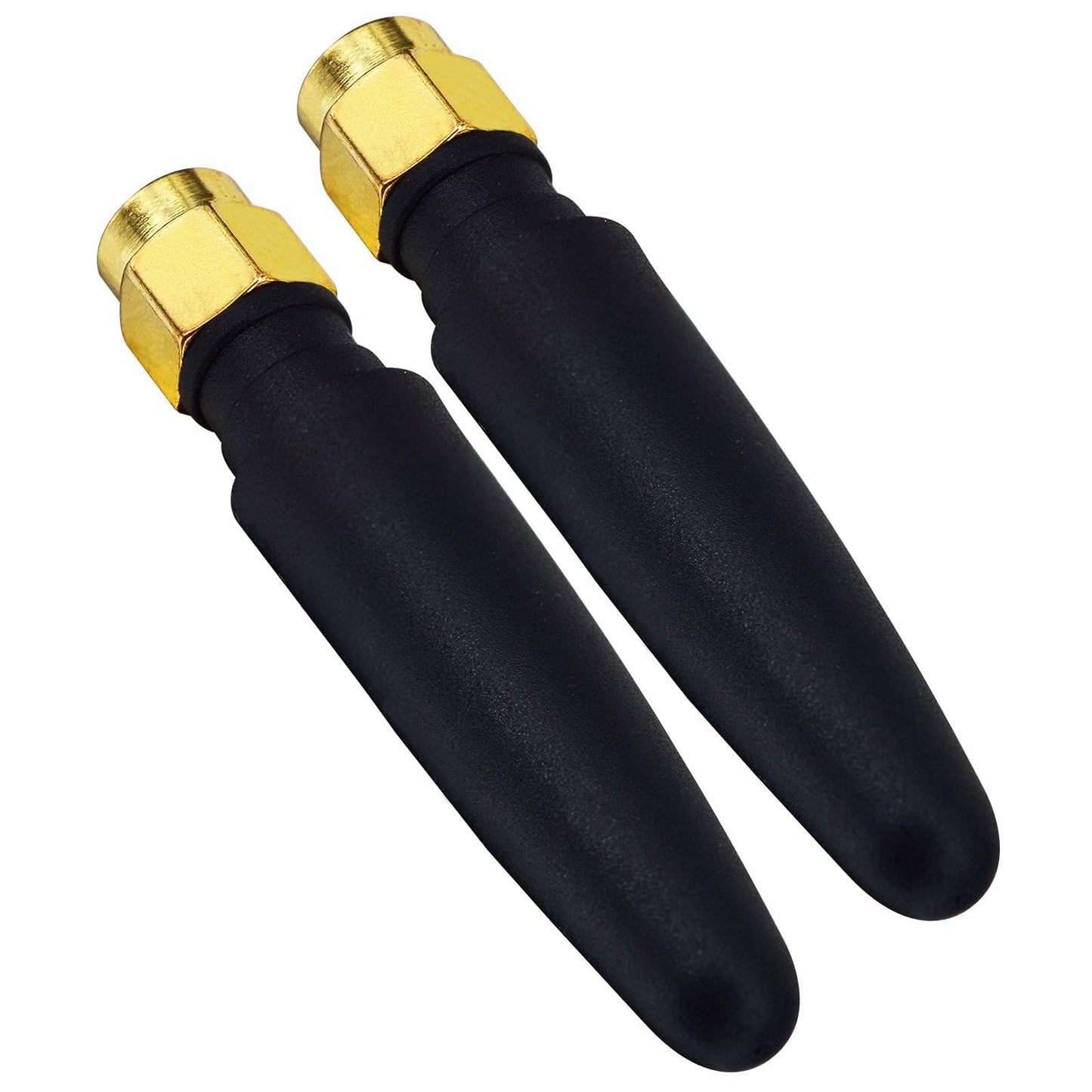 BOOBRIE 2-Pack 2.4GHz Mini WiFi Antenna 2dBi FPV Antenna Omni Directional SMA Male Omni-Directional Small PC WiFi Bluetooth Antenna Aerial Signal