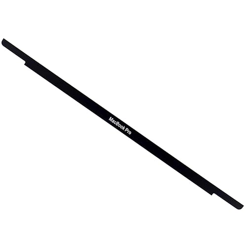 Deal4GO Plastic Front Trim Bezel Cover Logo Replacement for MacBook Air 13" A1932 A2179 2018 2019 (Black)