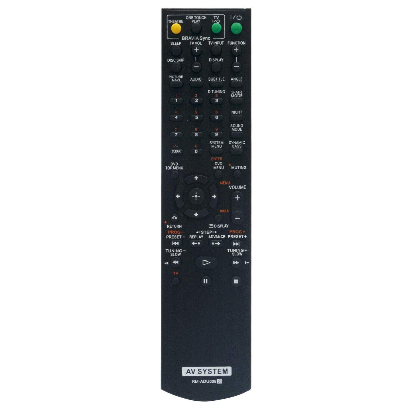 New - Remote Control RM-ADU008 for Sony Home Theater DAV-DZ260 DAV-DZ560 DAV-DZ660