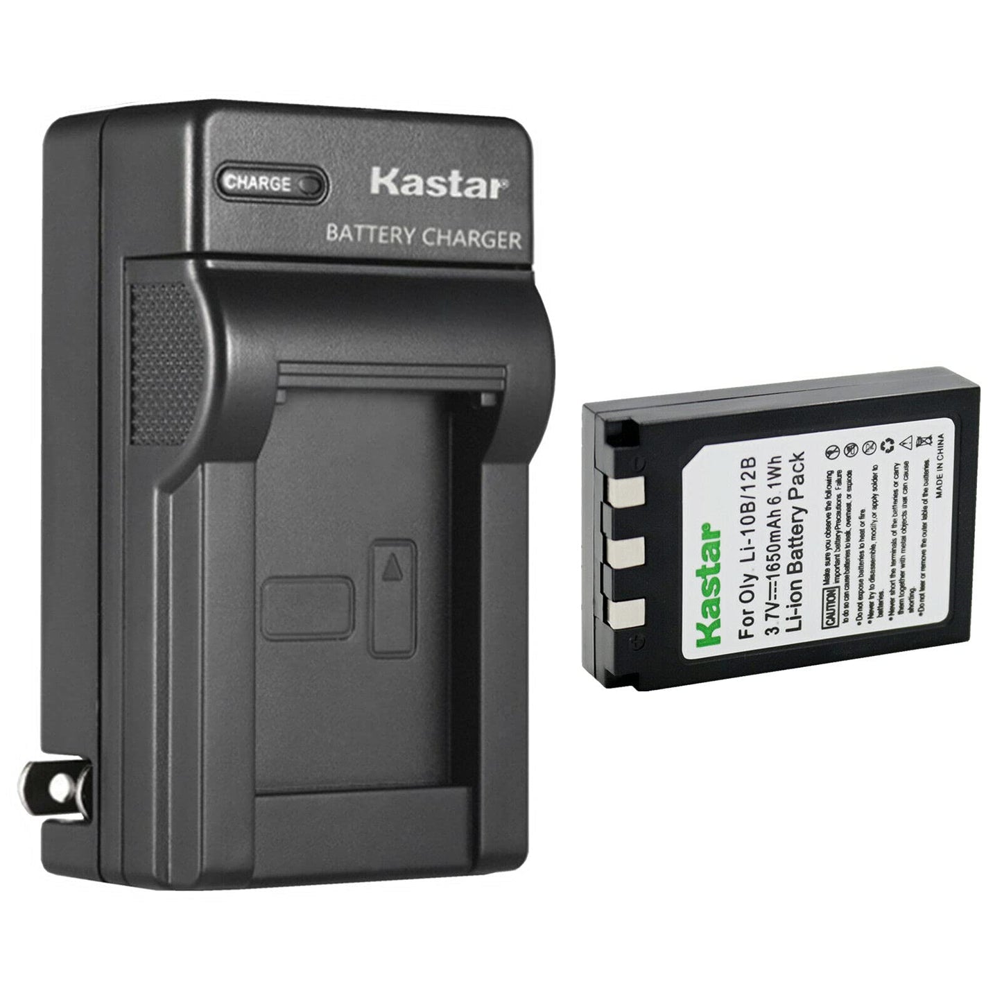 Kastar 1-Pack Battery and AC Wall Charger Replacement for Olympus Camedia C-50 Zoom, Camedia C-60 Zoom, Camedia C-70 Zoom, Camedia C-470 Zoom, Camedia