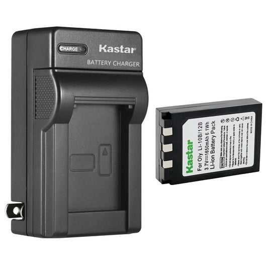 Kastar 1-Pack Battery and AC Wall Charger Replacement for Olympus Camedia C-50 Zoom, Camedia C-60 Zoom, Camedia C-70 Zoom, Camedia C-470 Zoom, Camedia