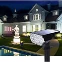 1 Pack Solar Spot Lights Outdoor Waterproof, 20 LEDs Bright Landscape Spotlights Dusk to Dawn, Cool White Adjustable Uplights for Yard Tree House