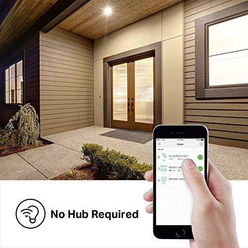Kasa Smart Wi-Fi LED Light Bulb by TP-Link - Multicolor, Dimmable, A19, No Hub Required, Works with Alexa and Google Assistant (LB130)
