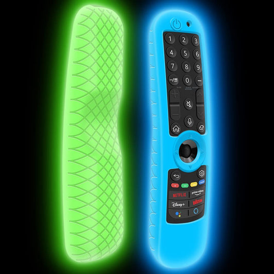 2 Pack Silicone Protective Case for LG MR21GA MR22GA MR23GA MR24GN Remote Control [Anti-Slip] Shockproof Protector Cover for LG Magic Remote 2021-2024