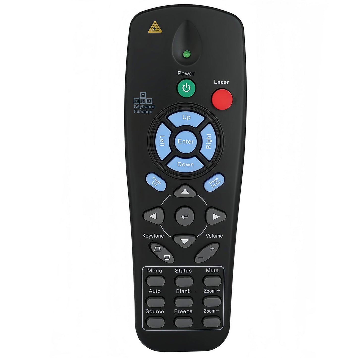 Replacement Remote Control for Vivitek Projectors D963HD D871ST D751ST D853W D803W-3D D805W-3D H1180CBHD H1185CBHD