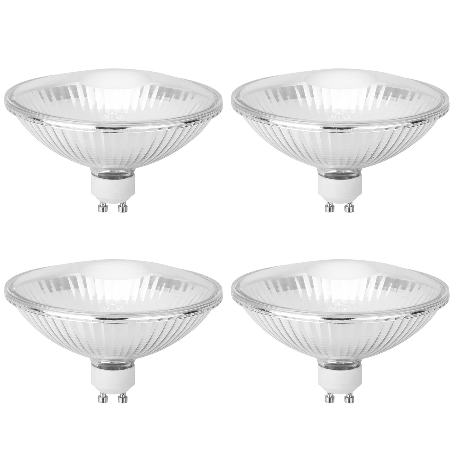 Familite Dimmable GU10 Based AR111/FR111 Halogen Bulb, 75W 900LM Reflector GU10 Flood Bulbs for Down Light Track Light Warm White 3000K (Pack of 4)