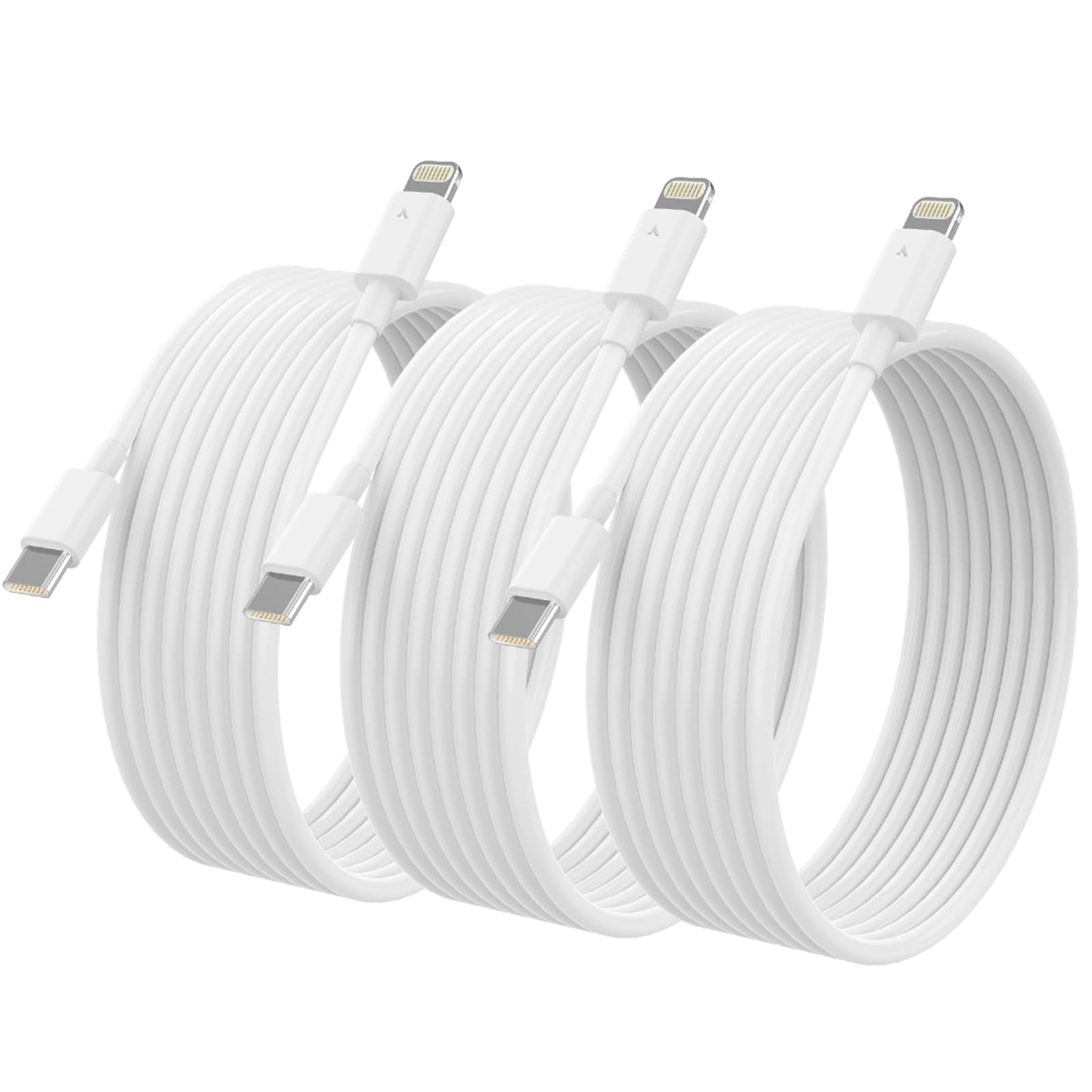 USB C to Lightning Cable 3 Pack 6FT [Apple MFi Certified] iPhone Fast Charger Fast Charging Type c to Lightning Cable for iPhone 14 13 12 11 Pro Max…