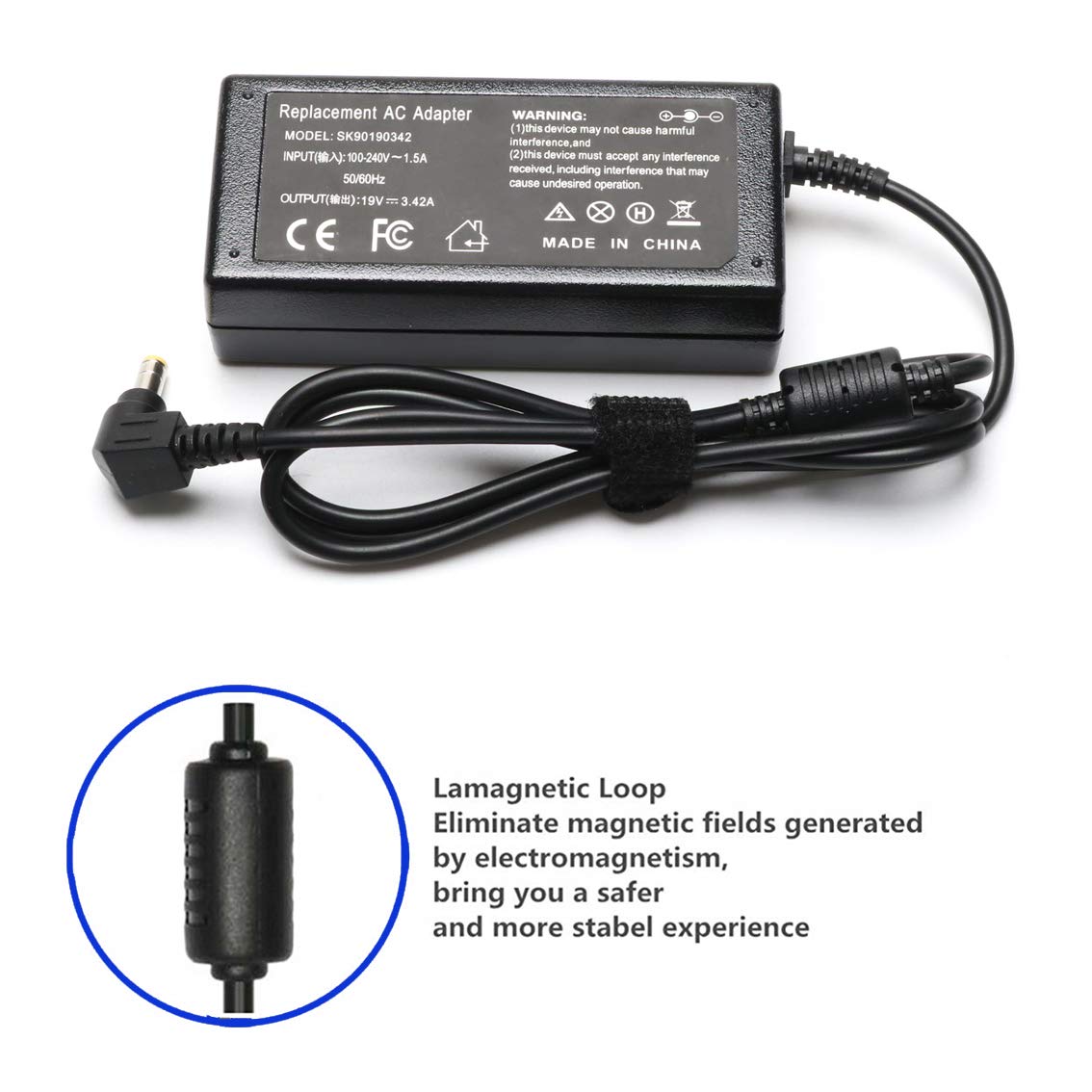 EBKK AC Adapter Charger Fit for Harman Kardon Onyx Studio 6 5 4 3 2 1 Bluetooth Wireless Portable Speaker Power Supply Cord 【US Ship】