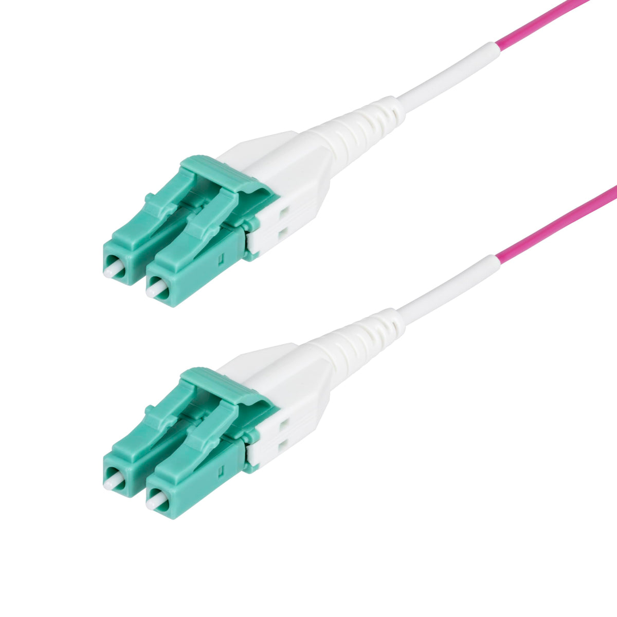 StarTech 131ft/40m OM4 Uniboot Fiber Cable, LC to LC, Optic (OM4RLCLC40M)