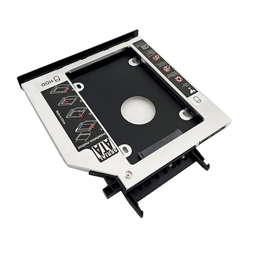 2nd HDD SSD Hard Drive Optical Bay Frame Caddy Tray for Lenovo Y500 Y500N Y510P with Bezel Front Cover Mounting Bracket