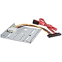 StarTech.com SSD Mounting Bracket - Solid Metal - 2.5in to 3.5 Hard Drive Adapter - SSD Bracket - SSD Upgrade Kit , TAA (BRACKET25SAT)