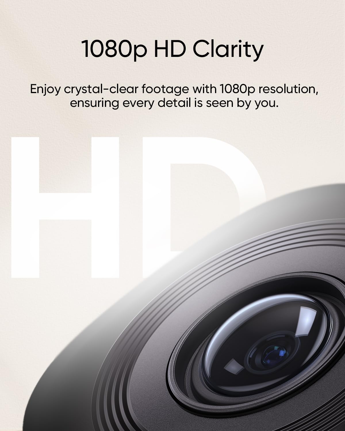 eufy Security Indoor Cam C210, 1080p Resolution Security Camera with 360° PTZ, Plug-in Security Indoor Camera with 2.4G Wi-Fi, Human/Motion AI, Night