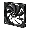 ARCTIC F12 Silent - PC Fan, 120mm Case Fan, Very Quiet Motor, Computer, Almost inaudible, Push- or Pull Configuration, Fan Speed: 800 RPM - Black