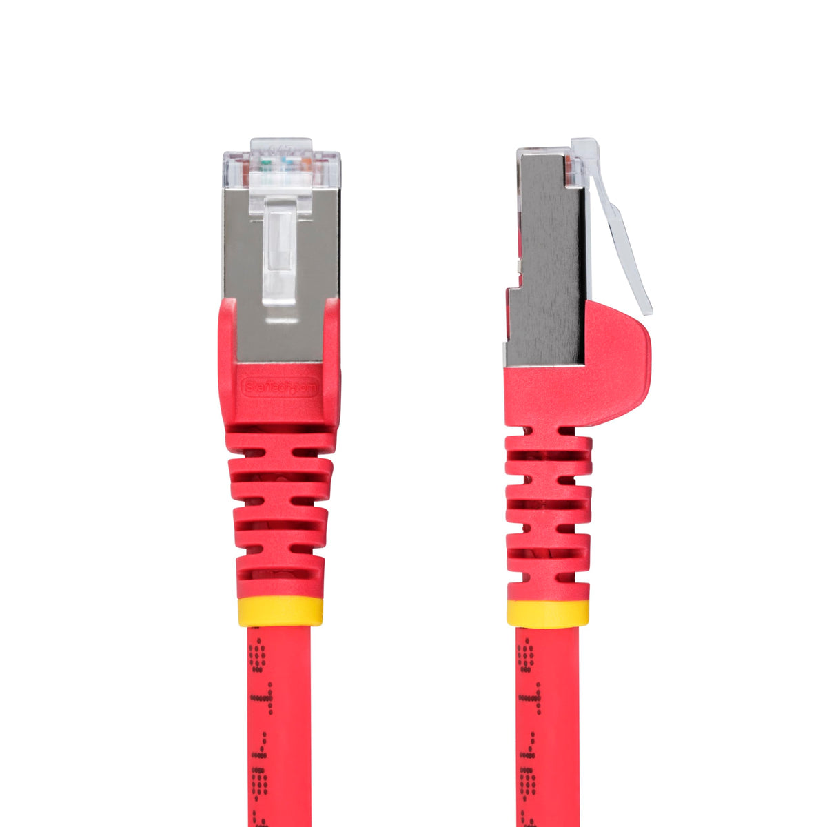 StarTech 25ft Cat6a Snagless Ethernet Cable, S/FTP, 100W PoE++, LSZH, Red