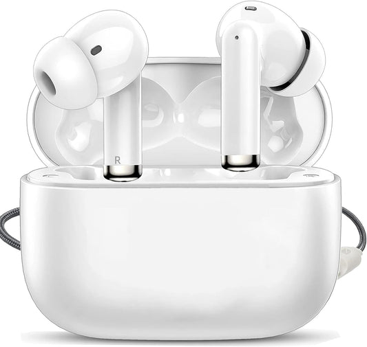 RYNDAO Wireless Earbuds with Active Noise Cancelling, Bluetooth 5.3 Headphones with Charging Case, in-Ear Earbud Built-in Mic, IPX7 Waterproof, 40H