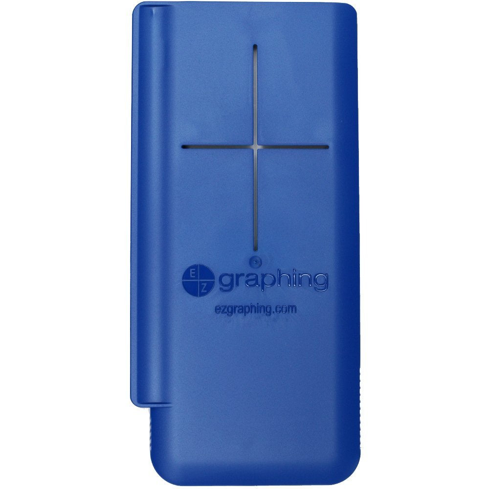 EZ Graphing Blue Hard Slide Cover for TI 84 Plus CE (See Description for Details)