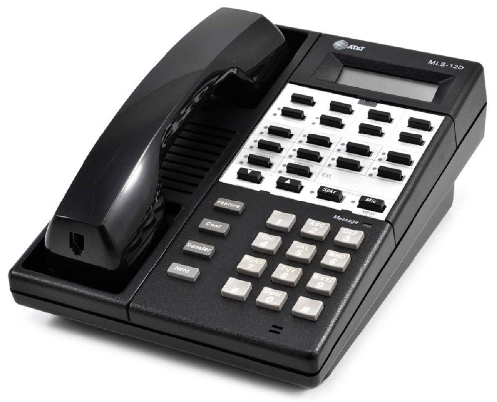 Avaya MLS 12D Telephone Black (Renewed)