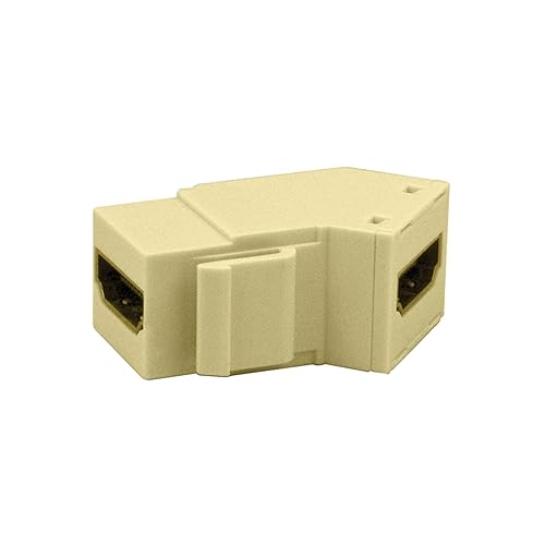 Legrand, Home Office & Theater, 4K HDMI Keystone Coupler, Ivory, WP124K-IV