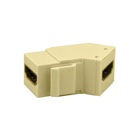 Legrand, Home Office & Theater, 4K HDMI Keystone Coupler, Ivory, WP124K-IV