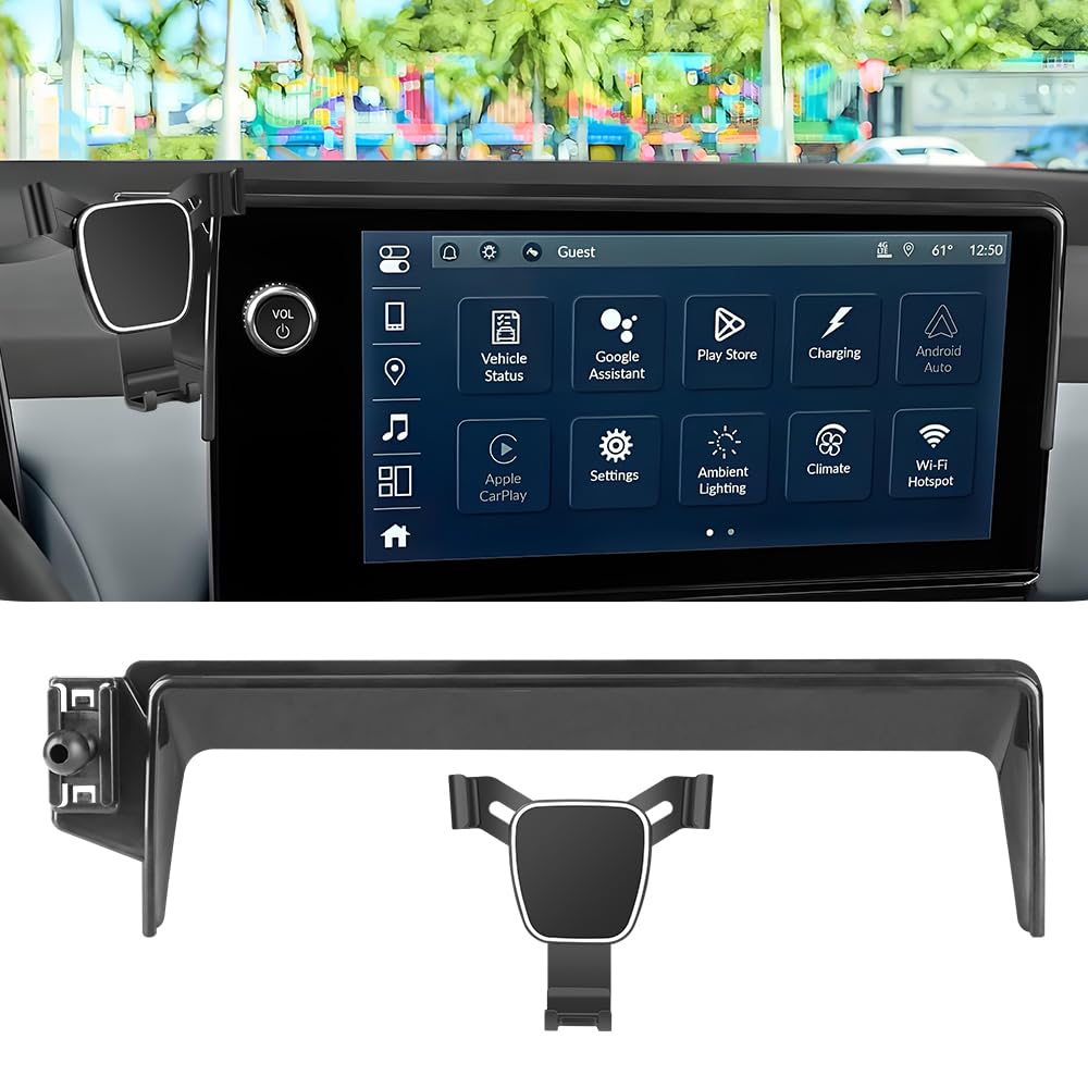 LUNQIN Car Phone Holder for Honda Prologue 2024 2025 2026 ?Acura ZDX 2024 2025 Auto Accessories Navigation Bracket Interior Screen Decoration Dash