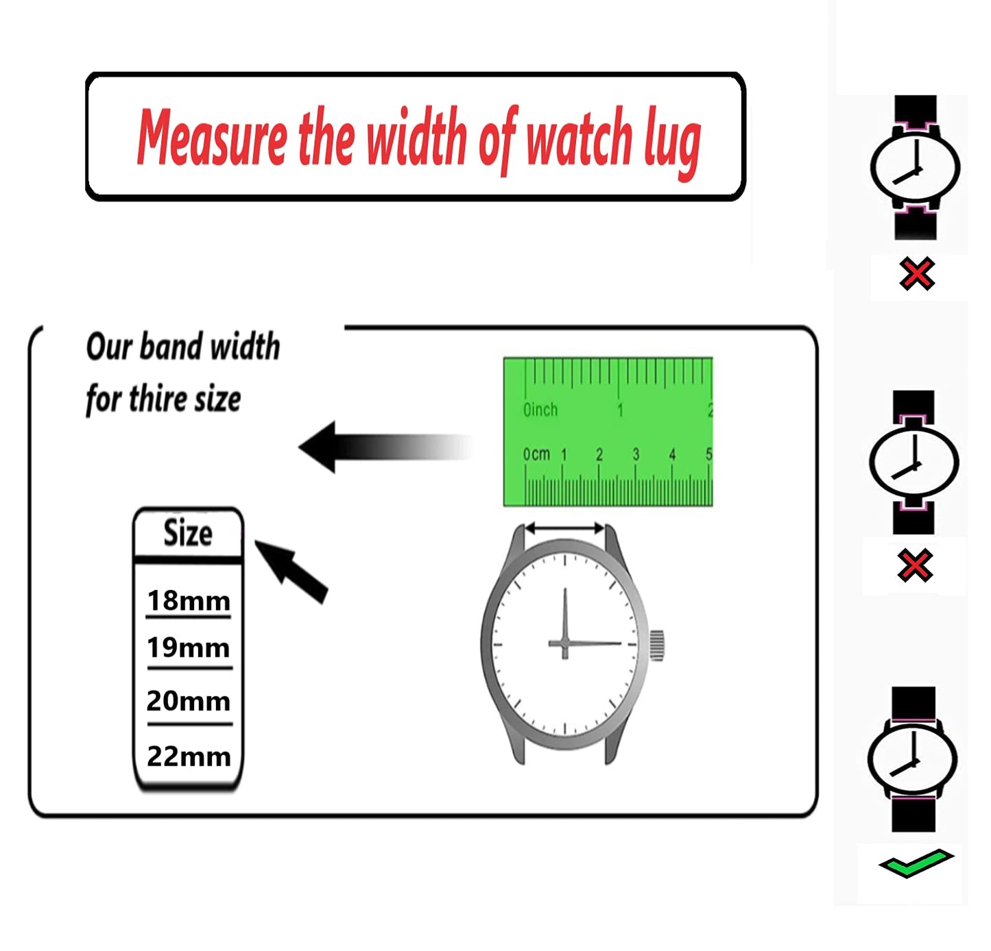 Moran Stainless Steel Mesh Watch Band 20mm Quick Release Black Replacement Metal Strap 18mm 20mm 22mm Compatible for Samsung Galaxy Watch 6 Band