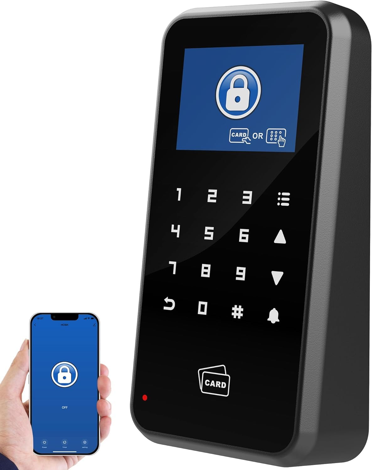UHPPOTE Full Complete Waterproof Outdoor Use 125KHz RFID Em Id Card Single-door Stand-alone Access Control Kit