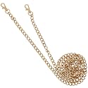 Walli Crossbody Phone Strap Lanyard - Gold Chain Cell Phone Lanyard for Women, Adjustable Crossbody Holder, Secure Phone Case Attachment, Only Purse