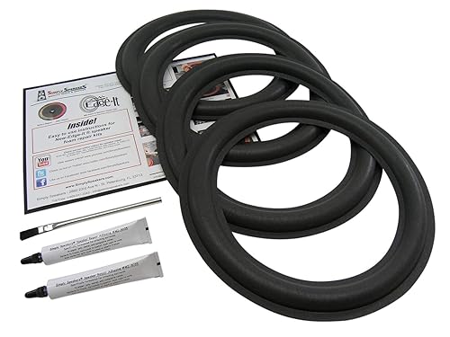 Carver 12 Inch Amazing Loudspeaker Foam Speaker Repair Kit FSK-12CARVERx4 (4 Pack)