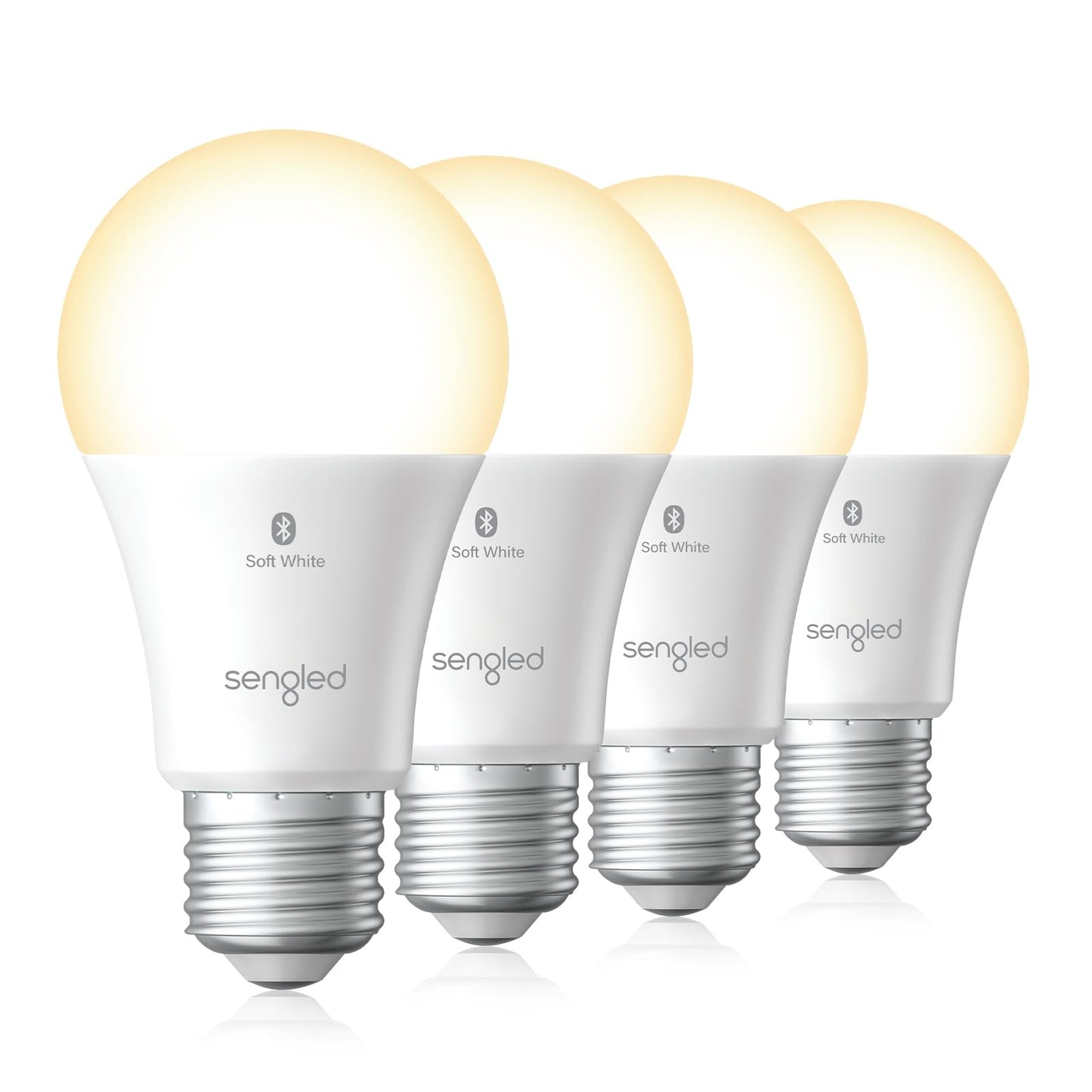 Sengled Alexa Light Bulb 75W Equivalent, Smart Light Bulbs Bluetooth Mesh 1050 LM, Smart Bulbs That Work with Alexa Only 2700K, High Brightness, Soft