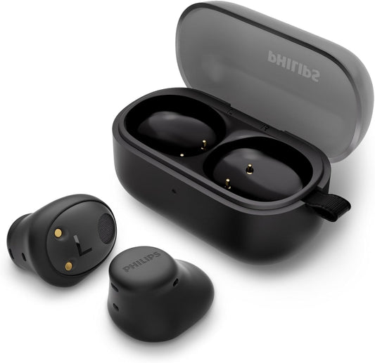 Philips TAT2159 Wireless Earbuds,True Wireless Headphones,Dynamic Bass with 10 mm Driver,Clear Call Quality with AI Mic,14 H Battery Life,Bluetooth