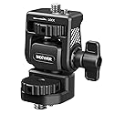 NEEWER Camera Field Monitor Mount Holder Bracket, 360° Swivel 180° Tilt Adjustable with 1/4" & 3/8" Screw Anti Twist Compatible with Atomos Ninja 5"